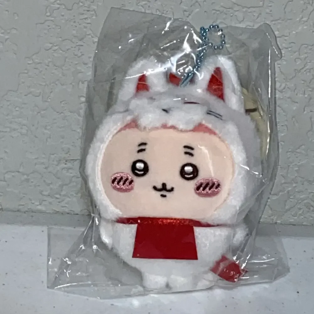 Chiikawa Mogumogu Honpo Limited Fushimi Inari Mascot Rabbit Kyoto JPN White Pink